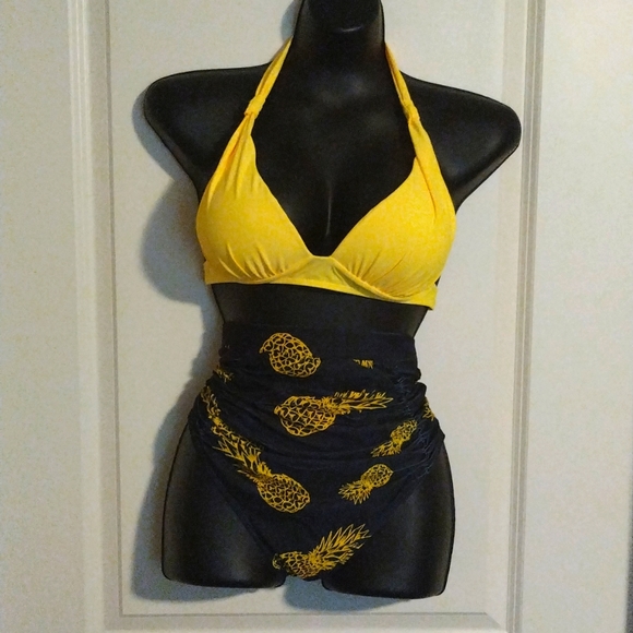 Other - Two piece high waisted swim suit